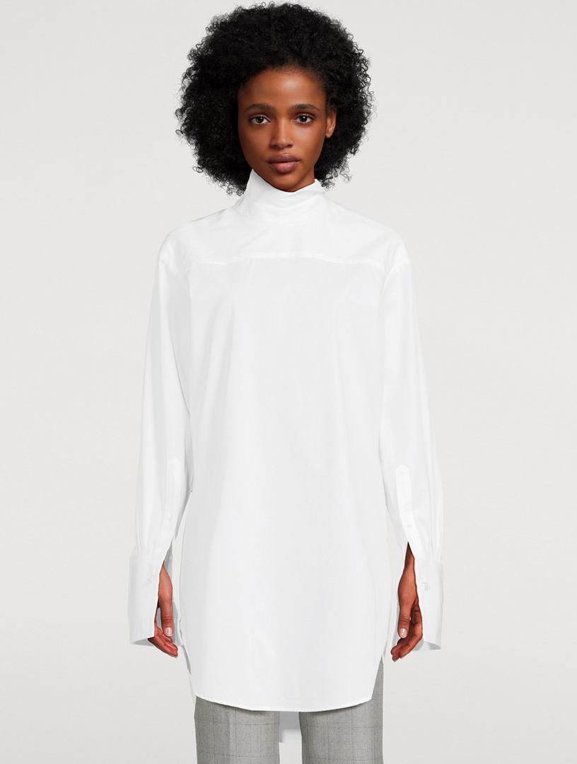 DRIES VAN NOTEN Corso Poplin Shirt | Holt Renfrew