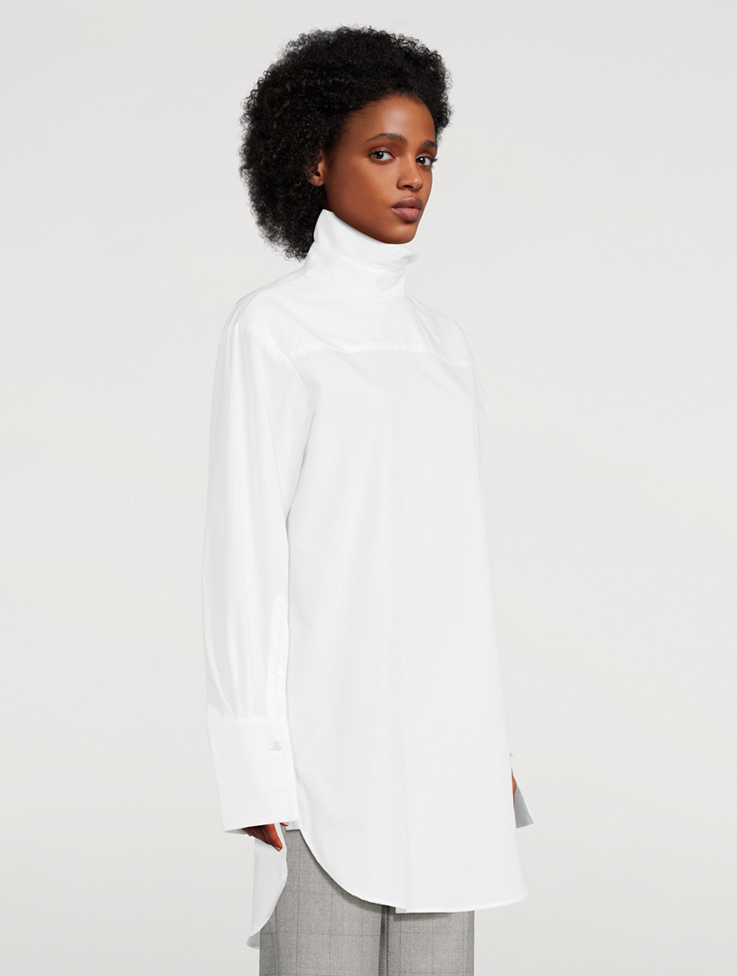 DRIES VAN NOTEN Corso Poplin Shirt | Holt Renfrew