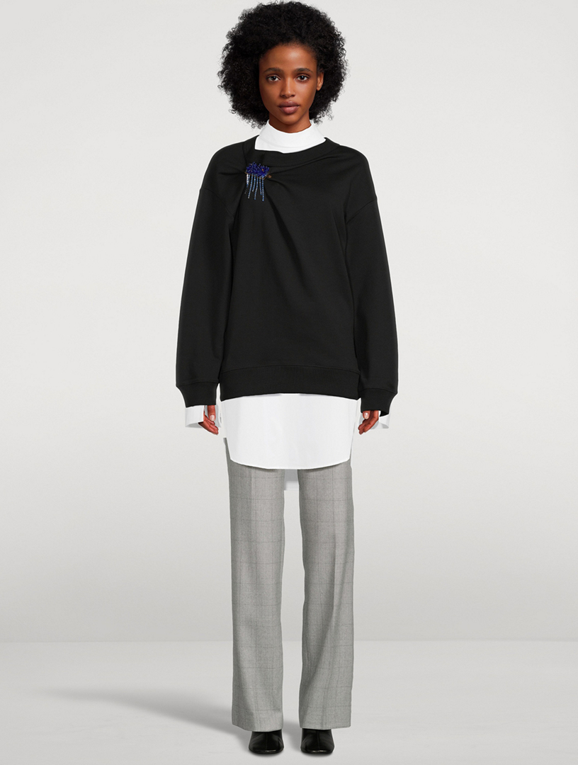 DRIES VAN NOTEN Corso Poplin Shirt | Holt Renfrew
