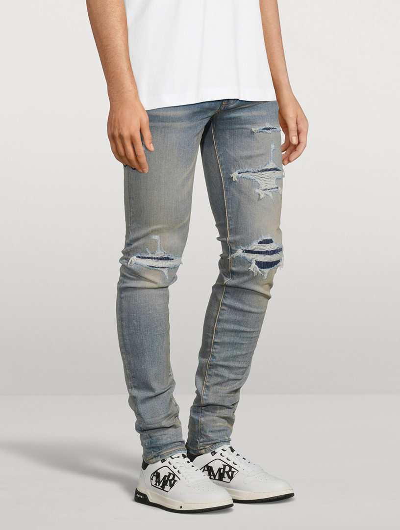 MA Varsity Repair Skinny Jeans