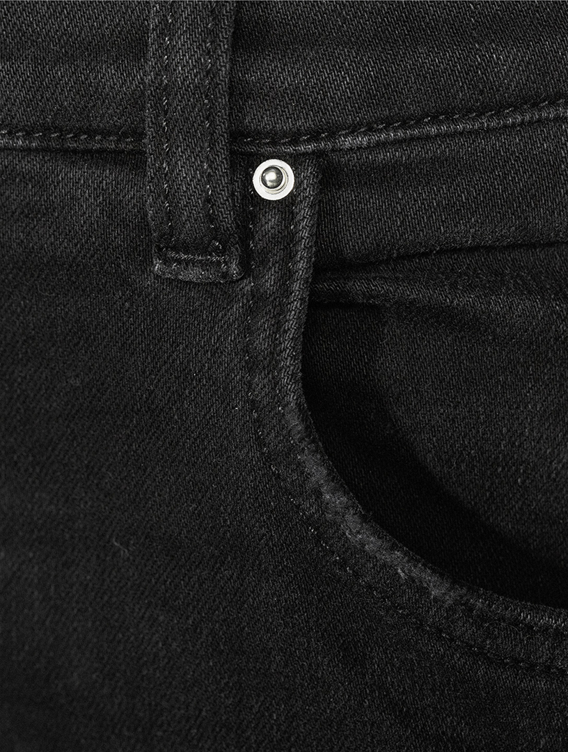 Varsity Logo Repair Skinny Jeans