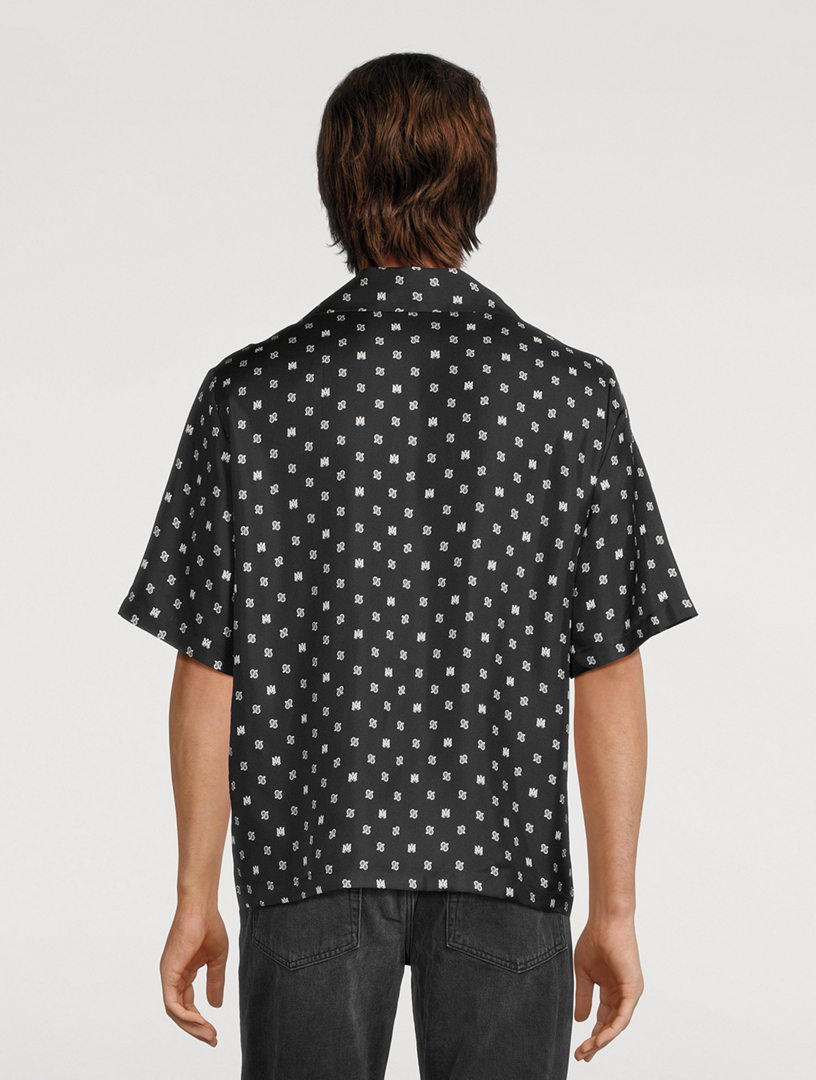 MA Paisley Silk Bowling Shirt