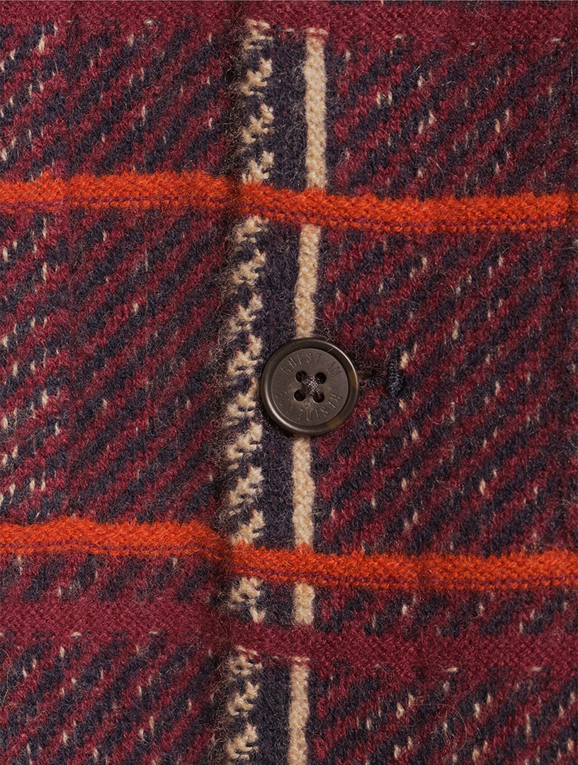 Plaid Cashmere Shirt