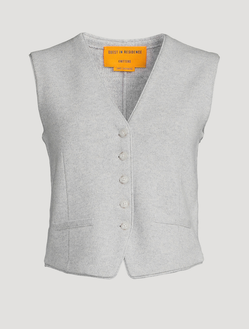 Tailored Cashmere Vest