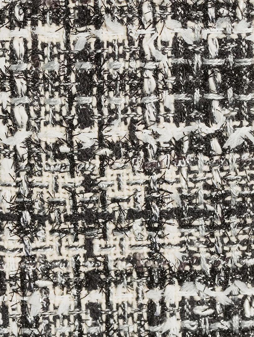 Lurex Tweed Mini Skirt