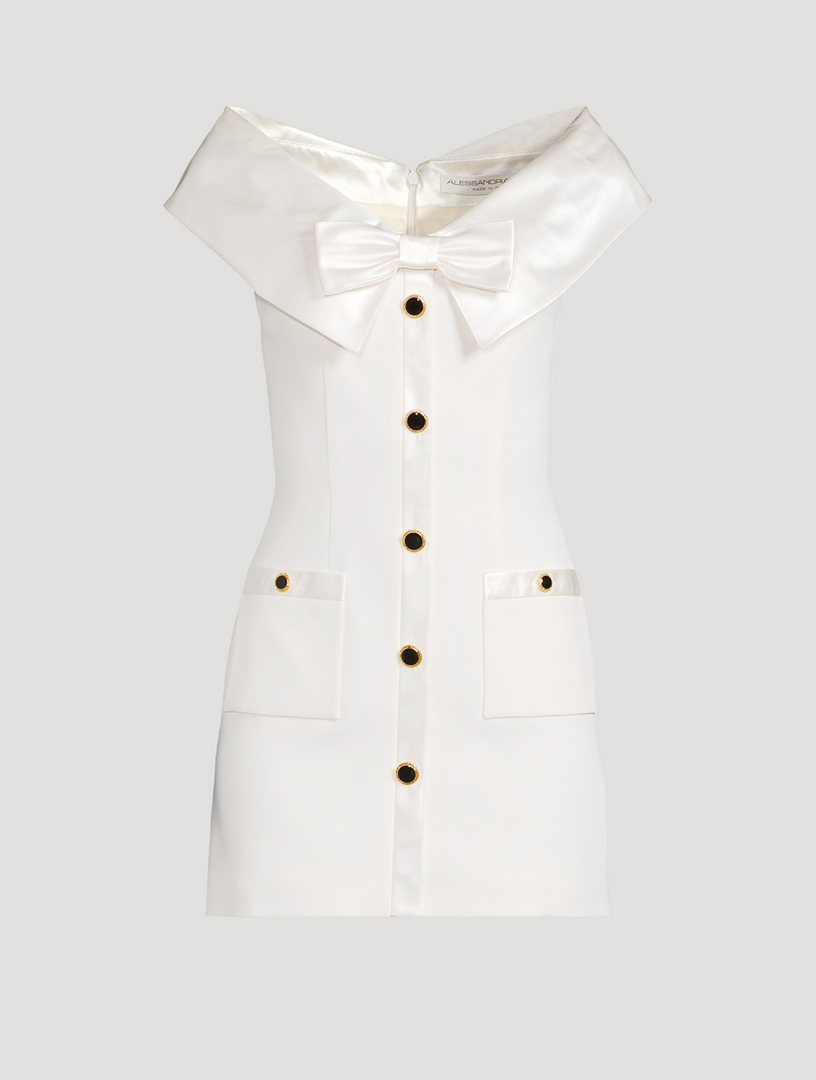 Off-The-Shoulder Cady Mini Dress
