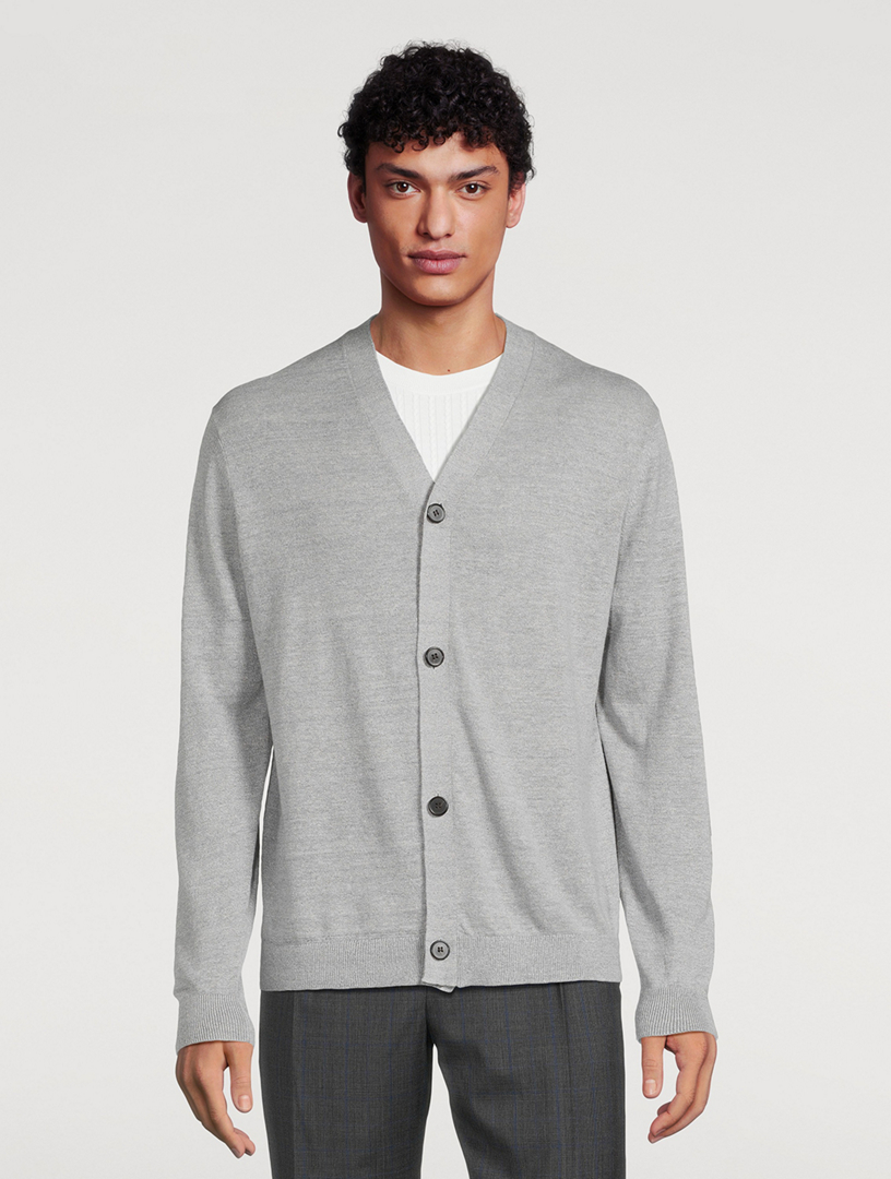Larus Linen-Blend Cardigan