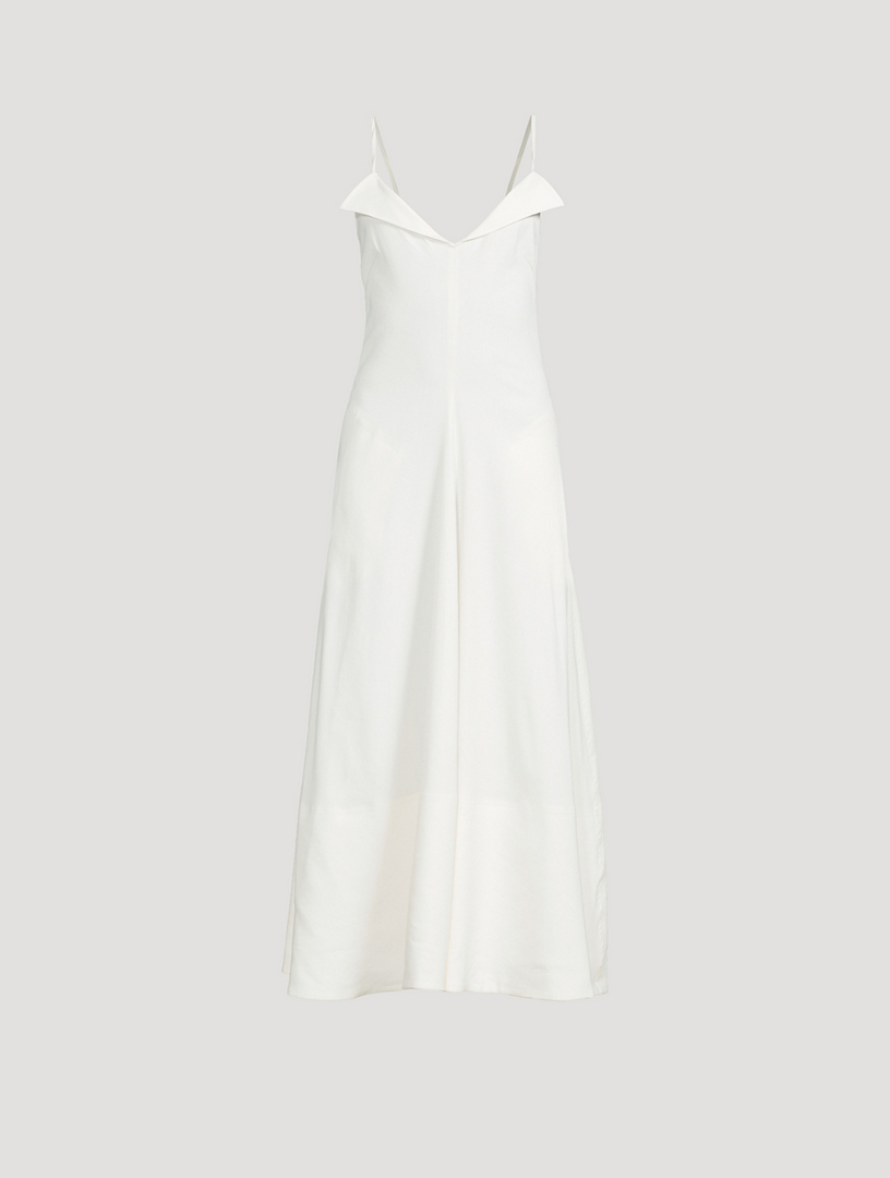 Ruby Eco Stretch Linen Midi Dress