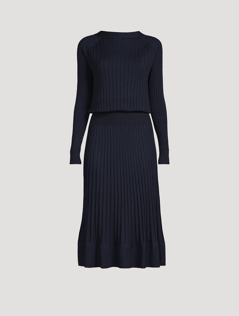 Eden Ribbed Sweater Dress
