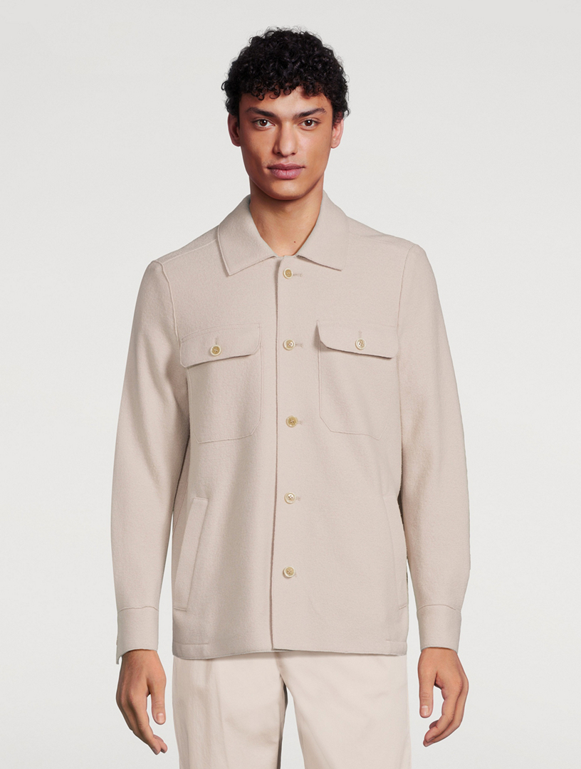 Carbone Capsule Boiled Wool Overshirt