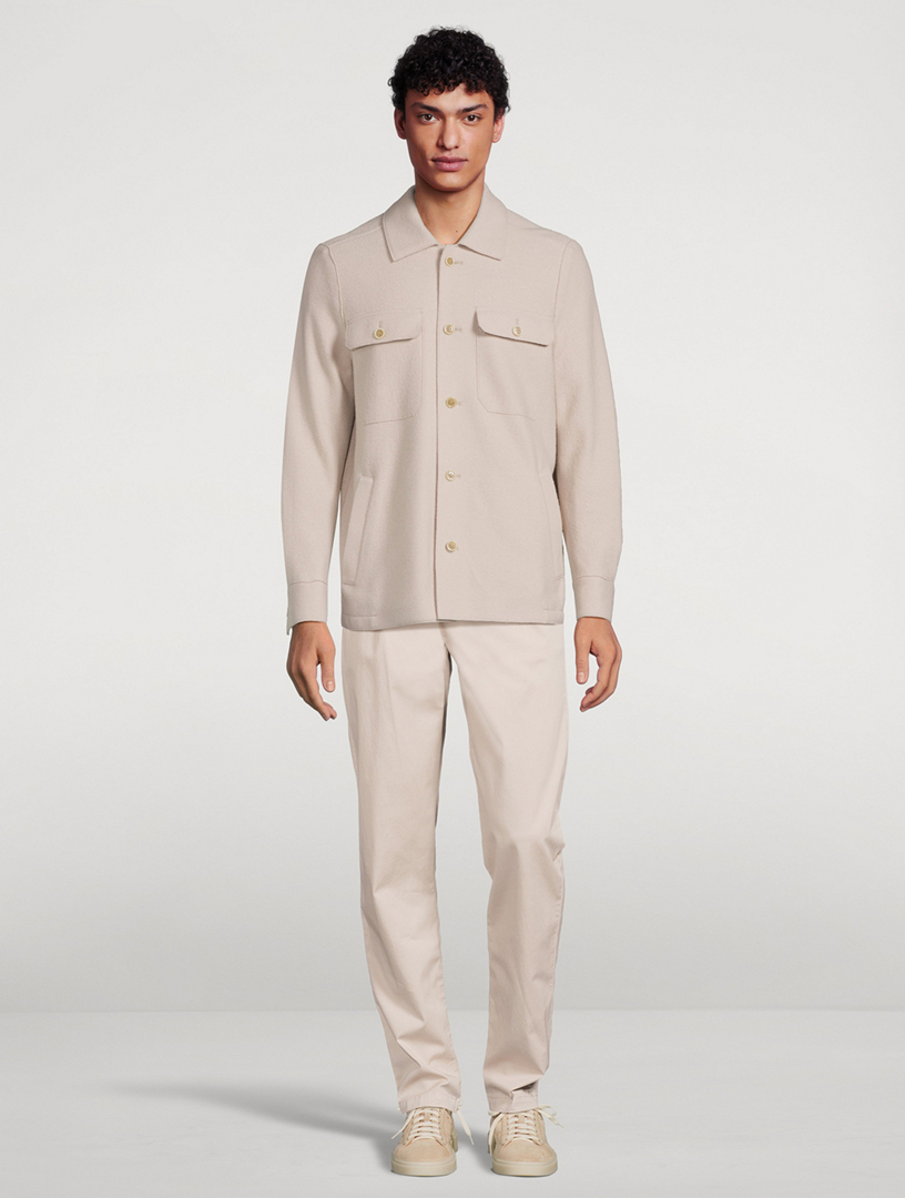 Carbone Capsule Boiled Wool Overshirt