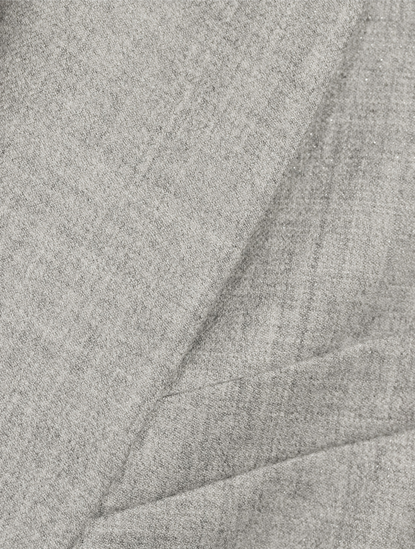 Lurex Single Button Blazer