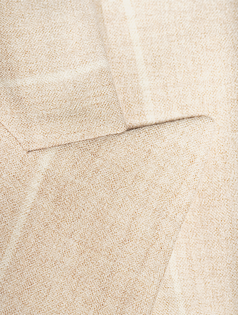 Double-Breasted Wool Blazer