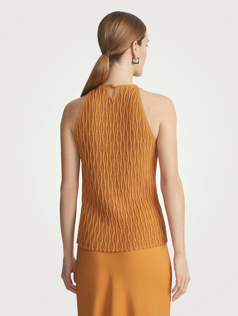 Lattice Stitch Tank Top