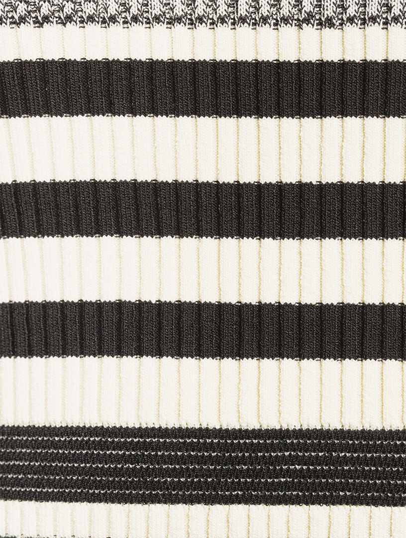 Elena Stripe Jacquard Top