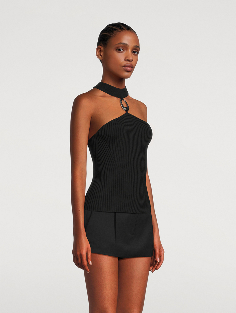Rubie Ribbed Halter Top