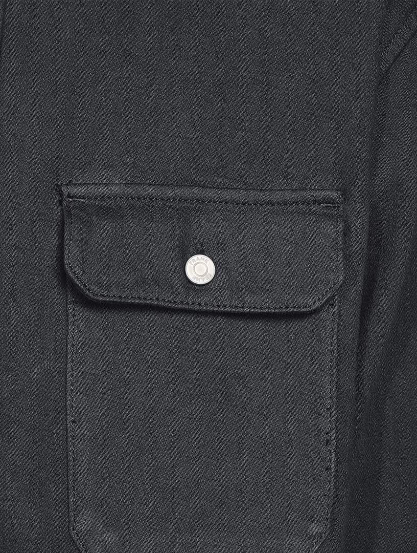 Textured Terry Overshirt