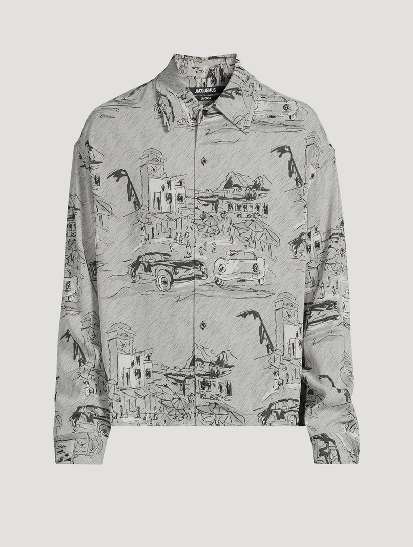 La Chemise Corto Boxy Long-Sleeve Shirt