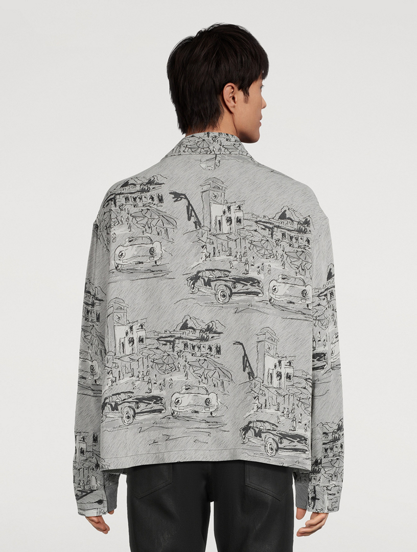 La Chemise Corto Boxy Long-Sleeve Shirt
