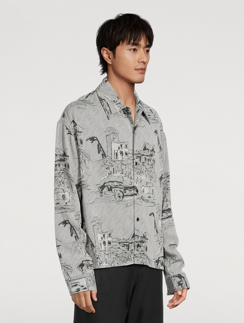 La Chemise Corto Boxy Long-Sleeve Shirt
