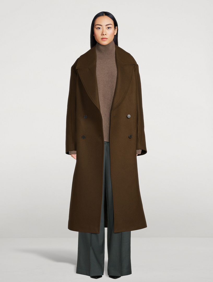 ROHE Oversized Double Breasted Coat | Holt Renfrew