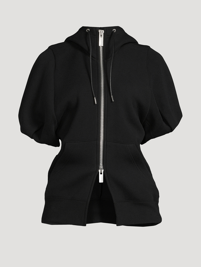 Puff-Sleeve Hoodie