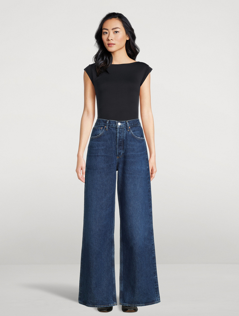 Dame Wide-Leg Jeans