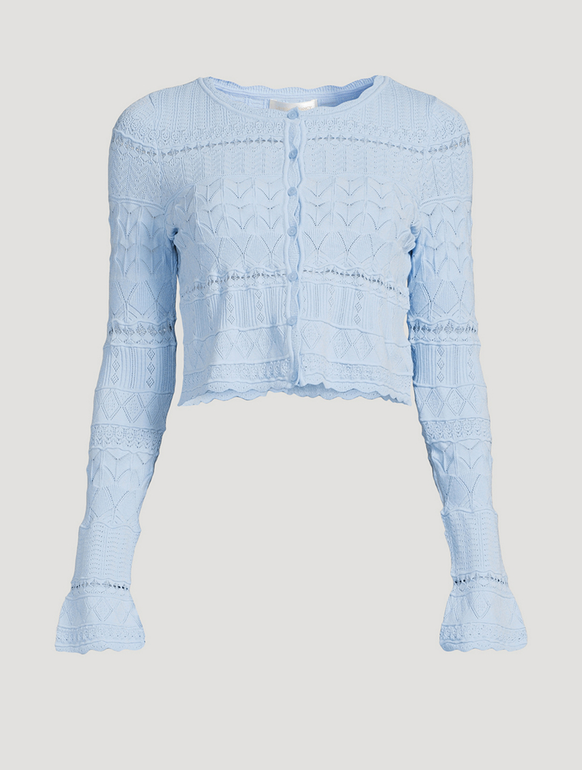 Media Pointelle Cardigan