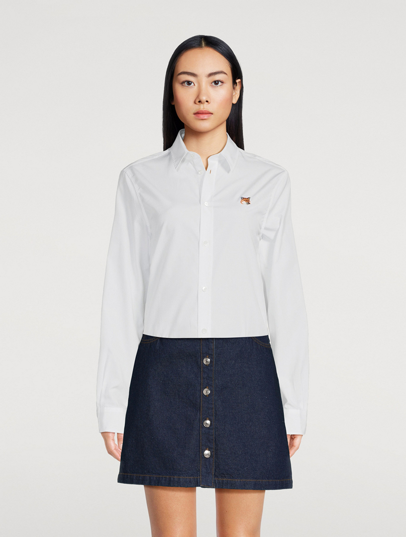 Classic Fox Head Poplin Shirt