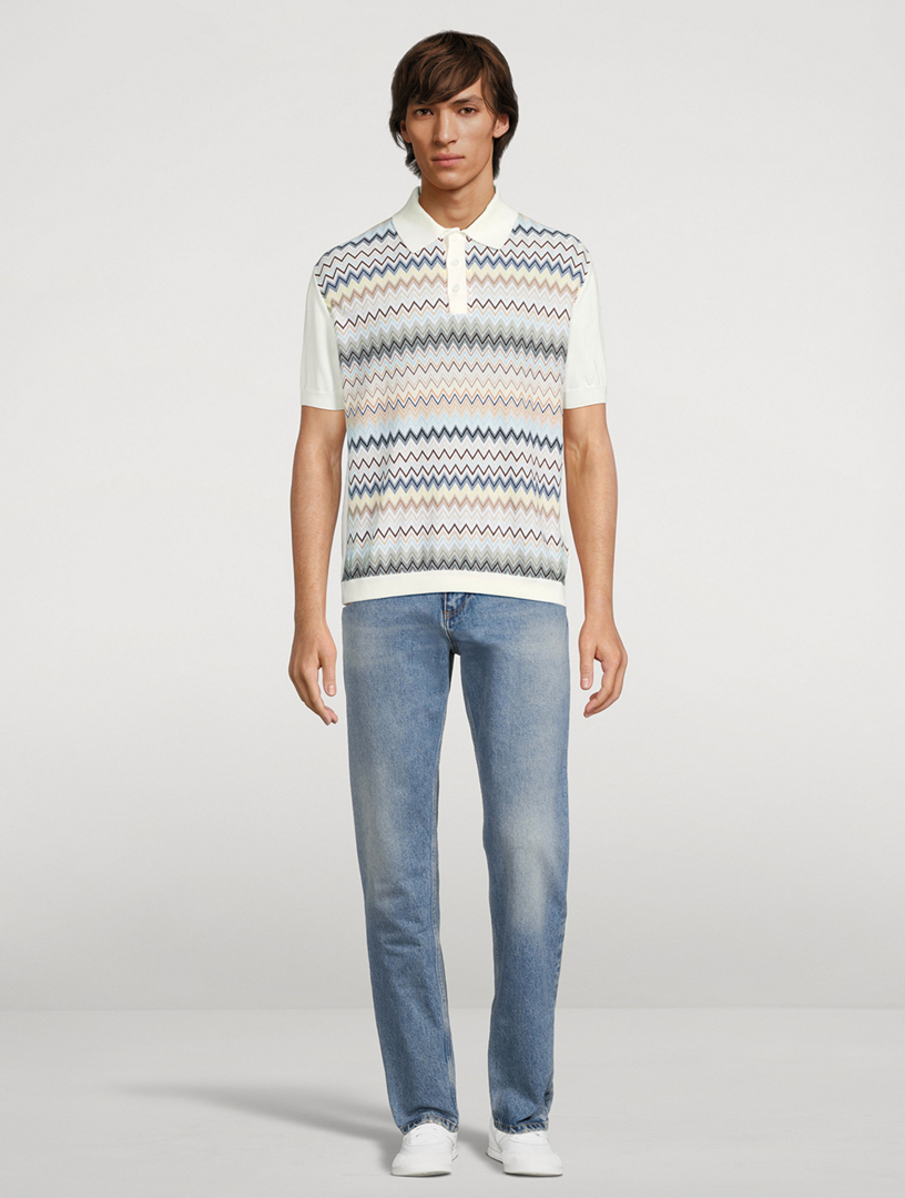 Black missoni polo hotsell