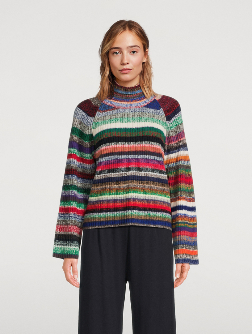 Fair Trade Cashmere Up-Knit Turtleneck Sweater