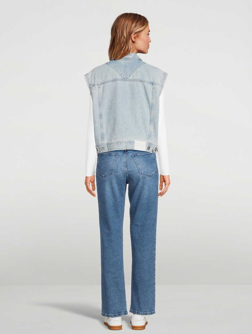 Blake Sleeveless Denim Jacket
