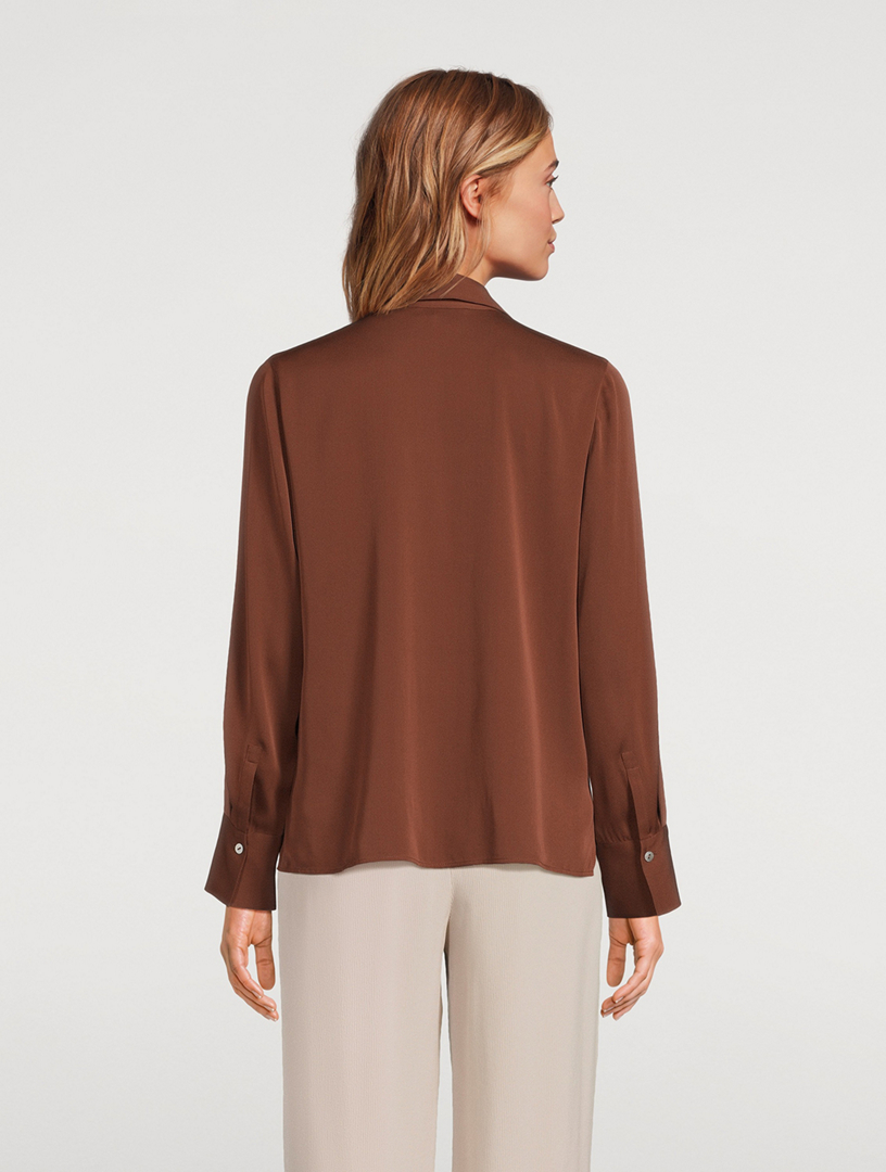 Stretch Silk Polo Shirt
