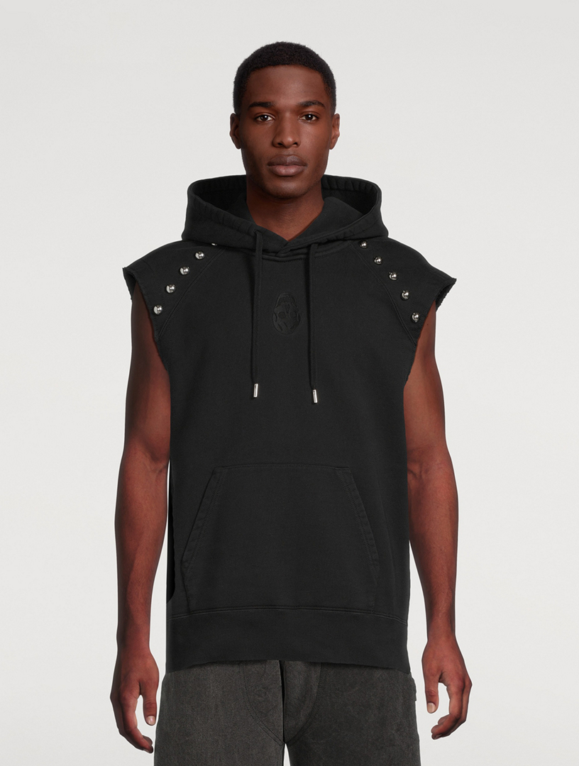 トップス JentLouis Studded Sleeveless Hoodie トップス JentLouis Studded Sleeveless Hoodie トップス