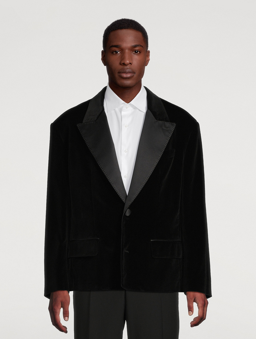 Dolce and gabbana velvet jacket hot sale