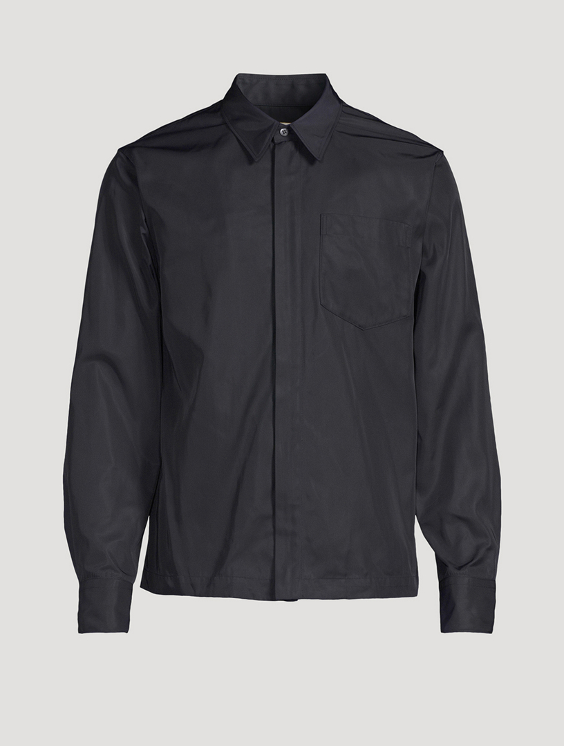 DRIES VAN NOTEN Corran Zip Shirt | Holt Renfrew