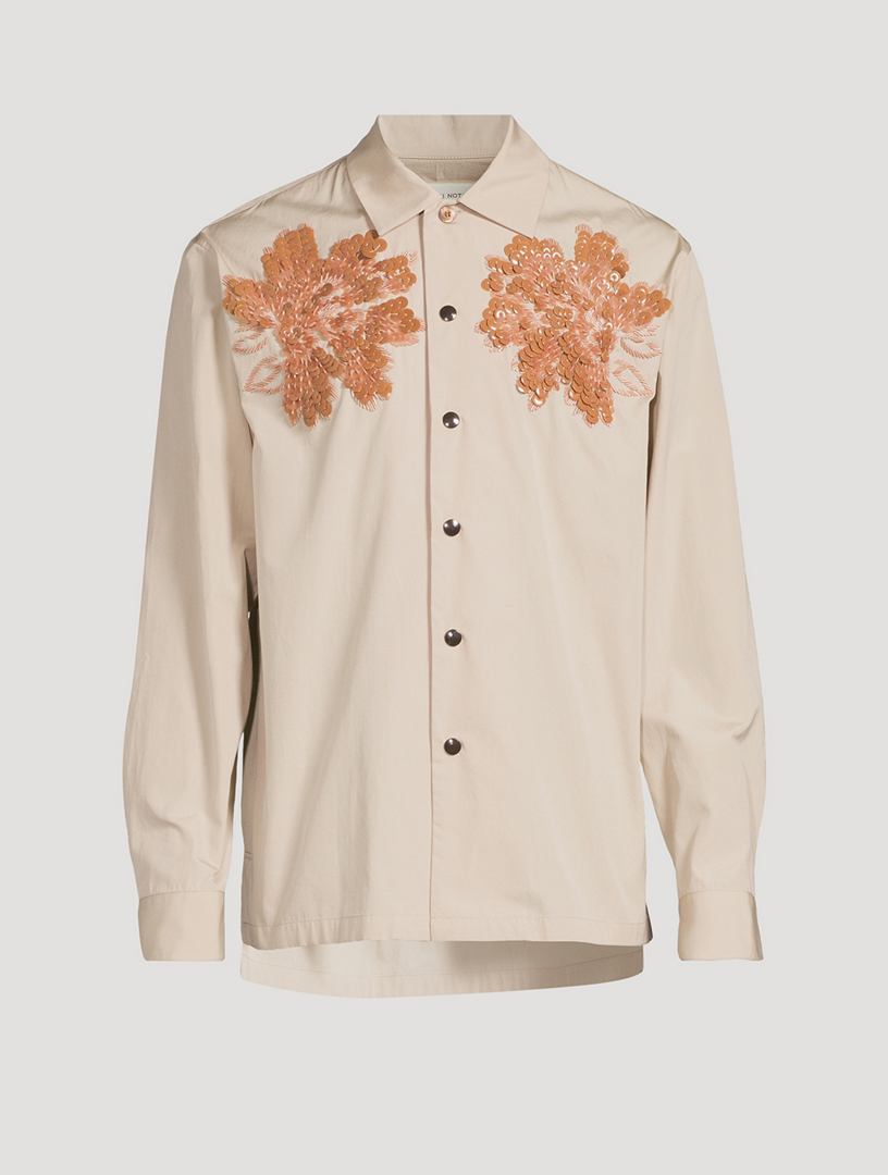 Cornish Embellished Long-Sleeve Shirt