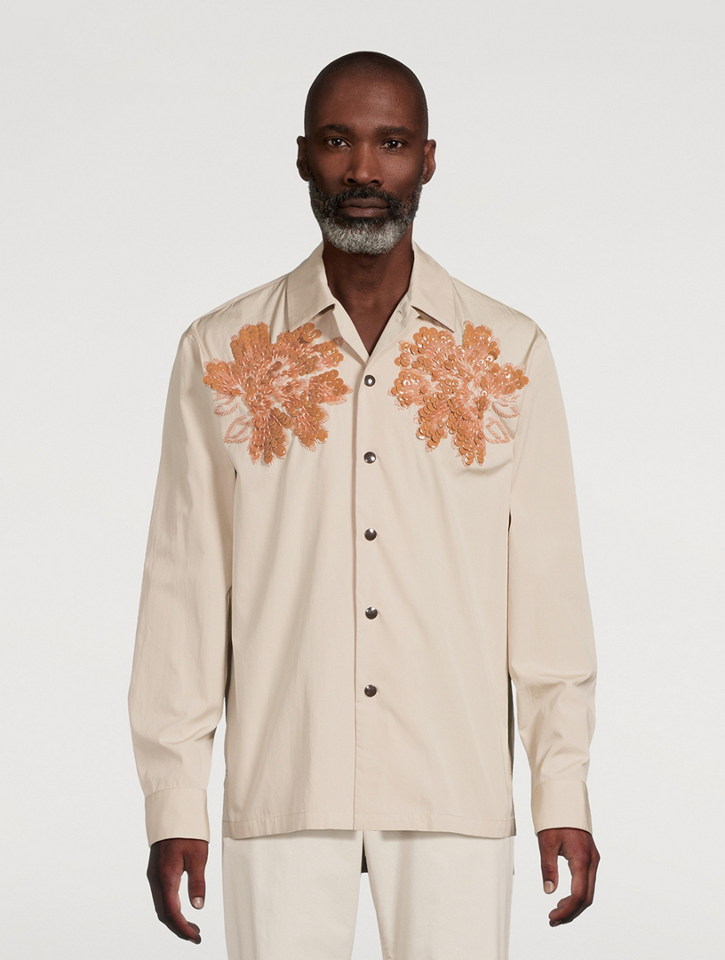 Cornish Embellished Long-Sleeve Shirt