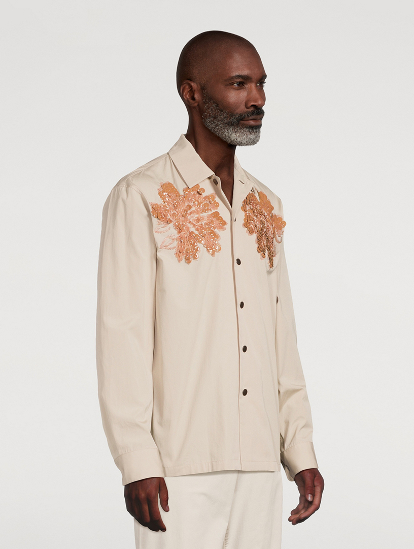 Cornish Embellished Long-Sleeve Shirt