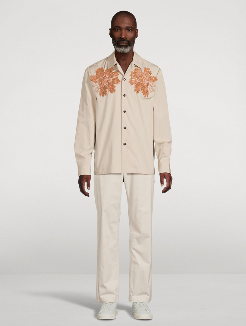 Cornish Embellished Long-Sleeve Shirt