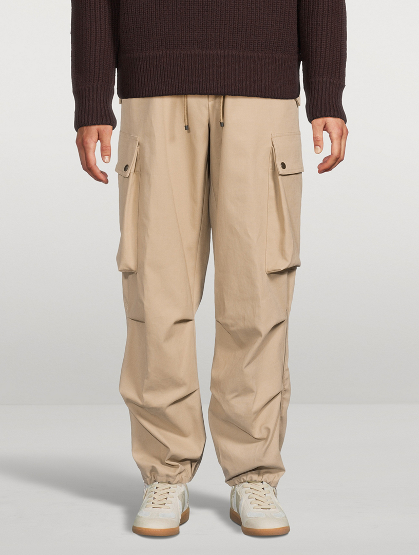 Drawstring Cargo Pants