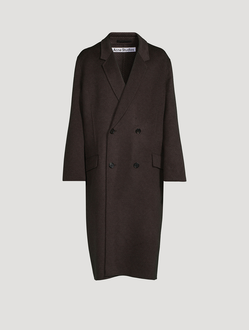 ST 2024 JOHN Holt Renfrew Wool Textured Topper Coat