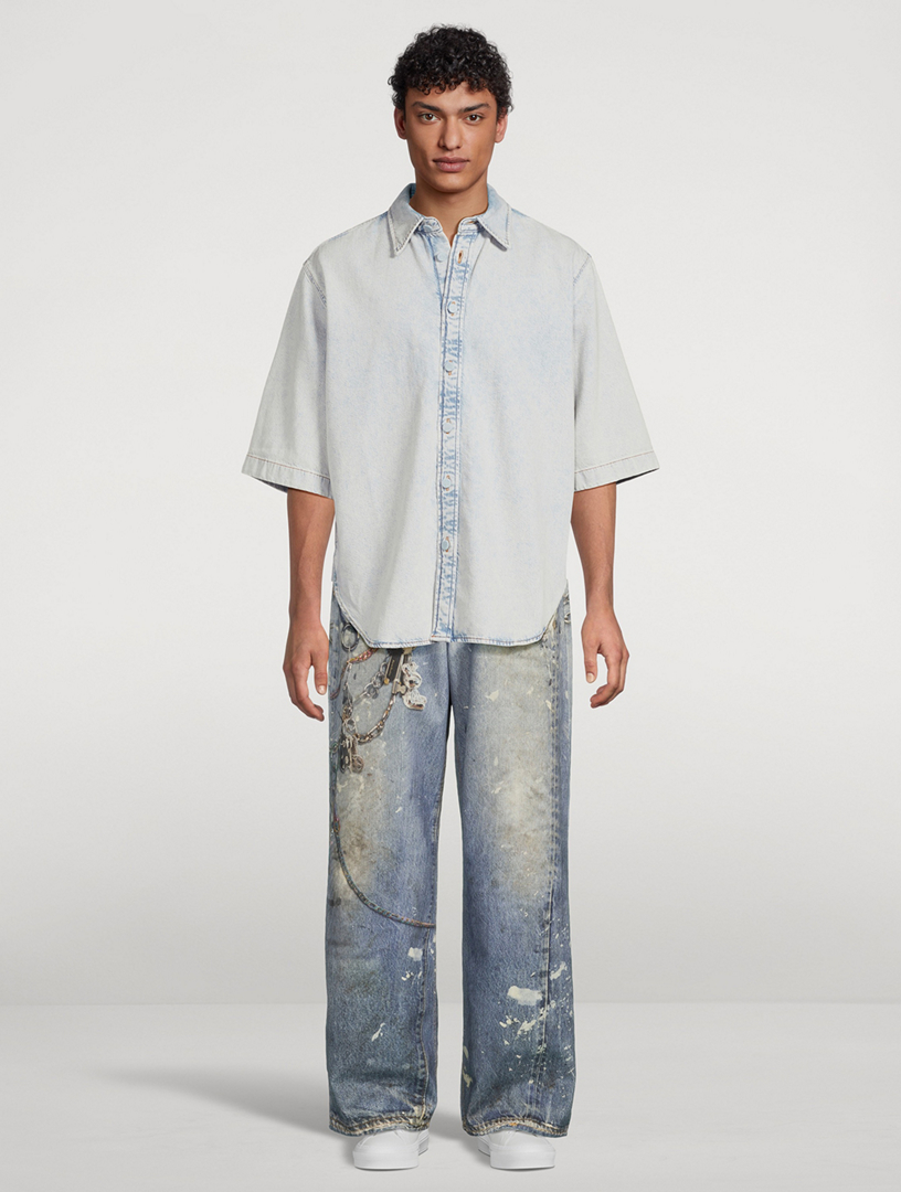 Oversized Denim Shirt