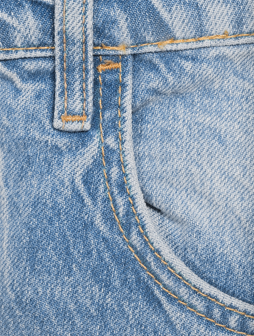 Good Luck Barrel-Leg Jeans