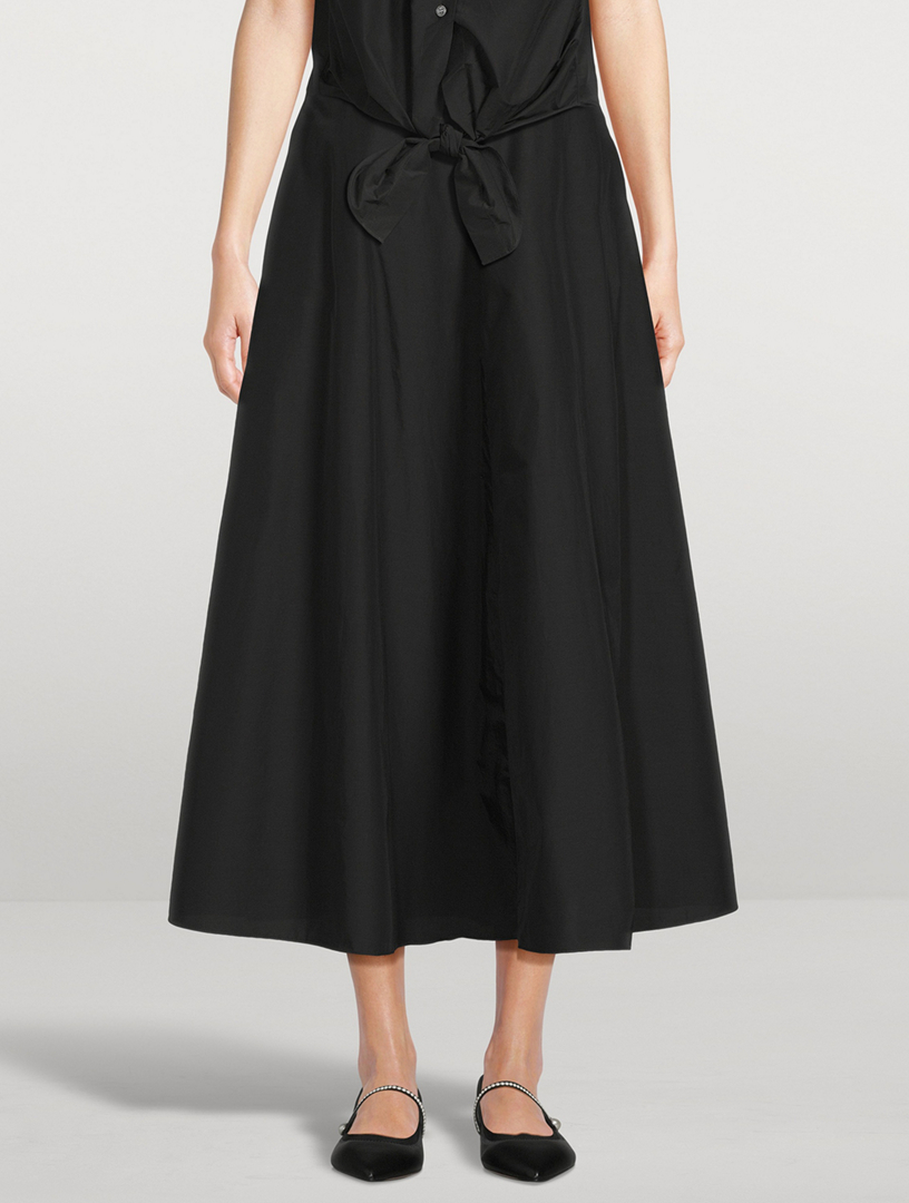 Poplin Midi Skirt