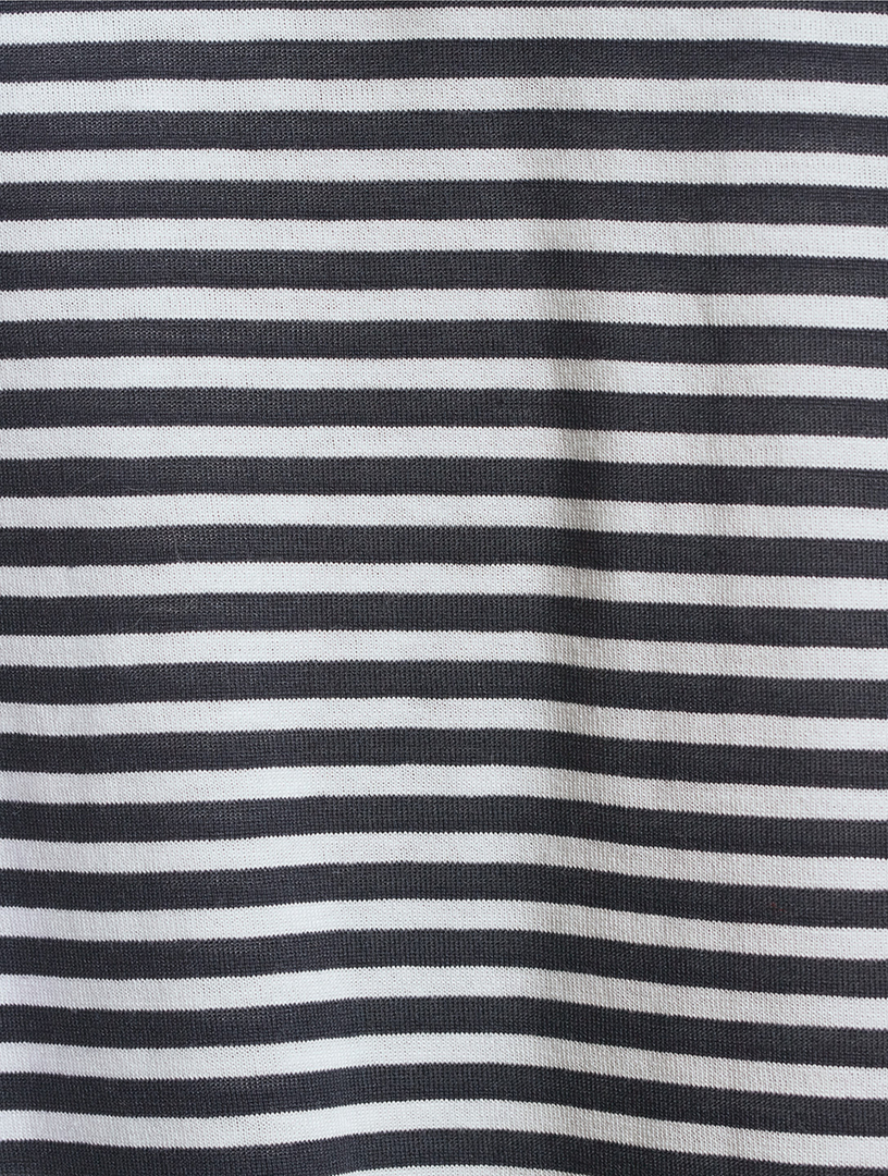 Polo Dress Stripe Print