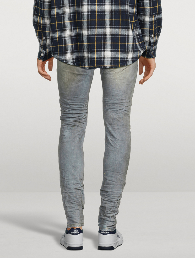 P001 Stretch Skinny Low-Rise Jeans