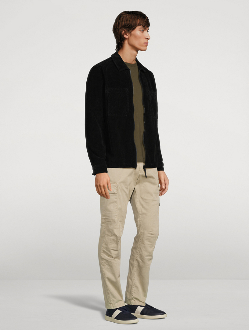 Corduroy Zip Overshirt