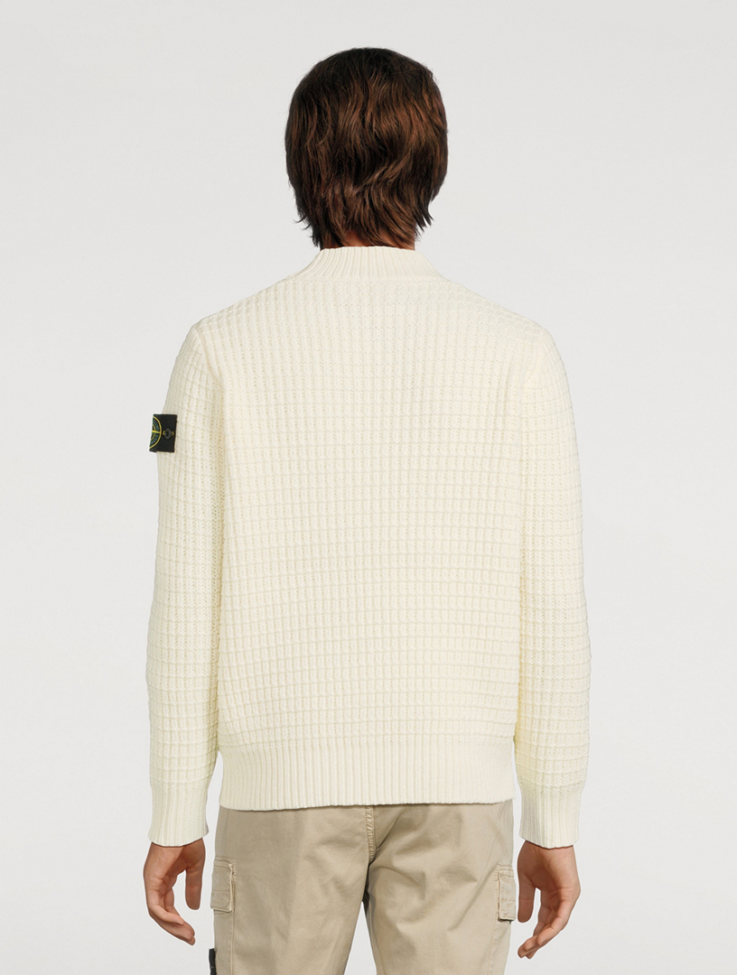 Wool Mockneck Sweater