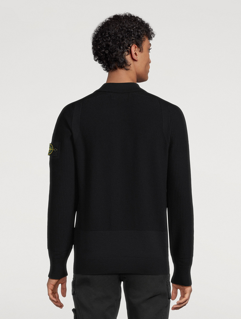 Quarter-Zip Polo Sweater